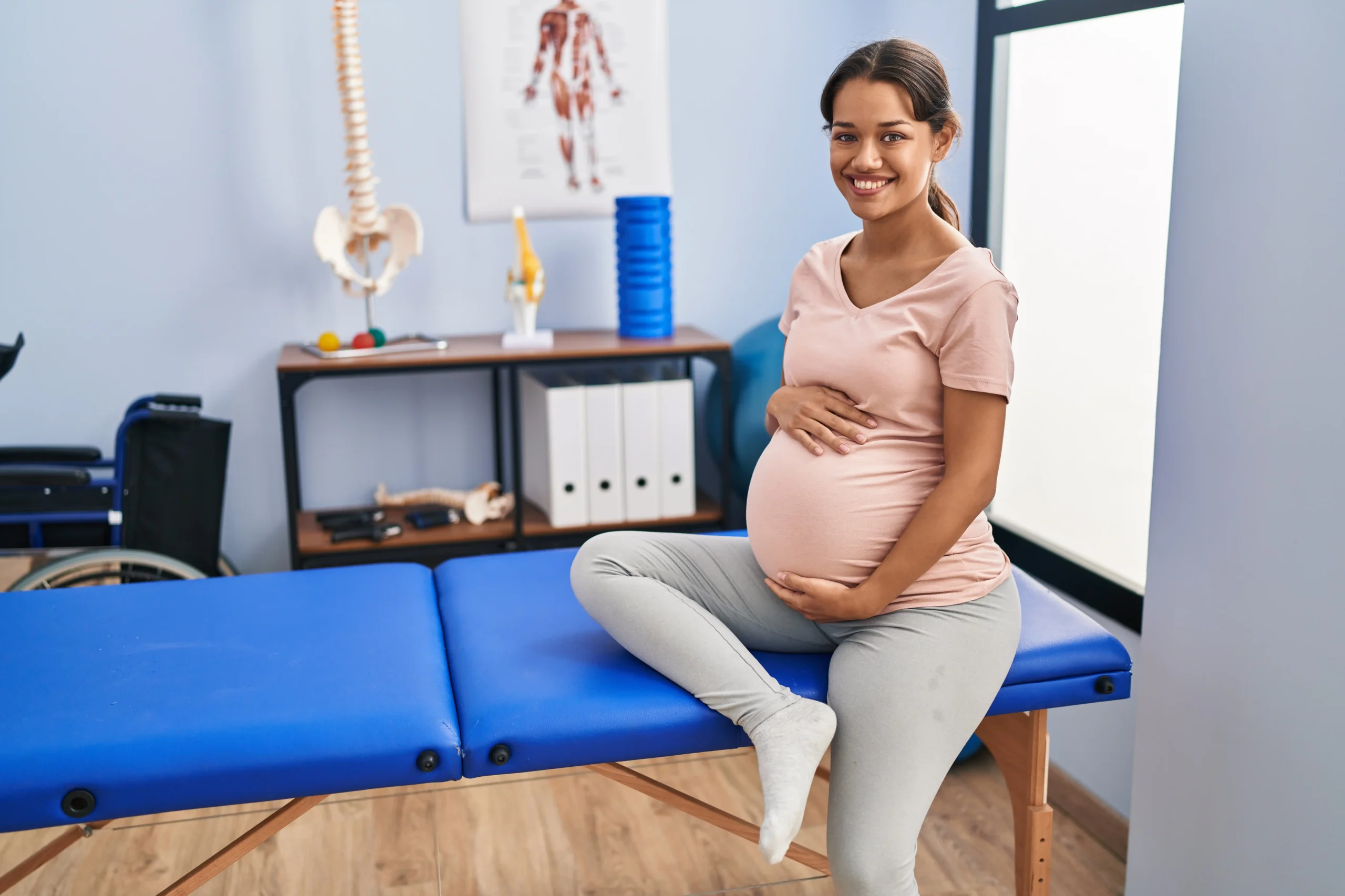 Pregnant Patient Stopping By Family Practice of Chiropractic in Chapin, SC
